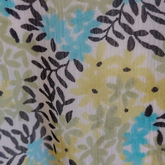 Liz Claibirne Floral Villager Dress Size 10 - Picture 7 of 7